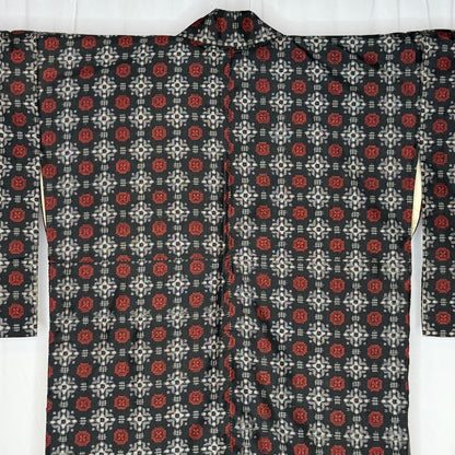 "Brick on Black" Japanique Robe