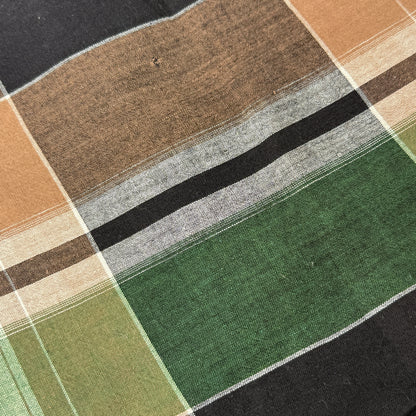 "Woodland Plaid" Cotton Fabric Panel