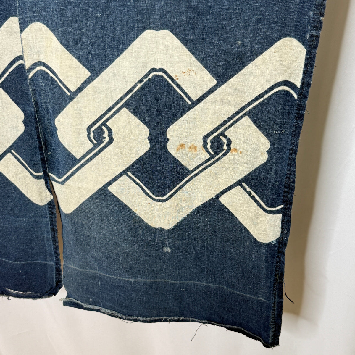 "Blue Links" Indigo Fabric Panels