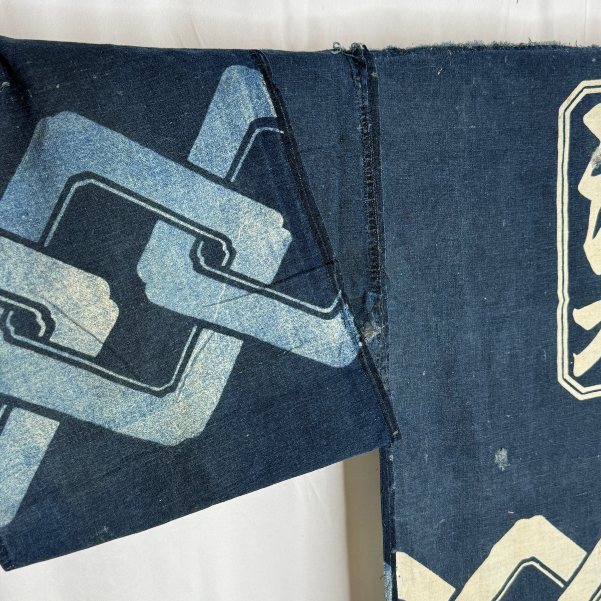 "Blue Links" Indigo Fabric Panels