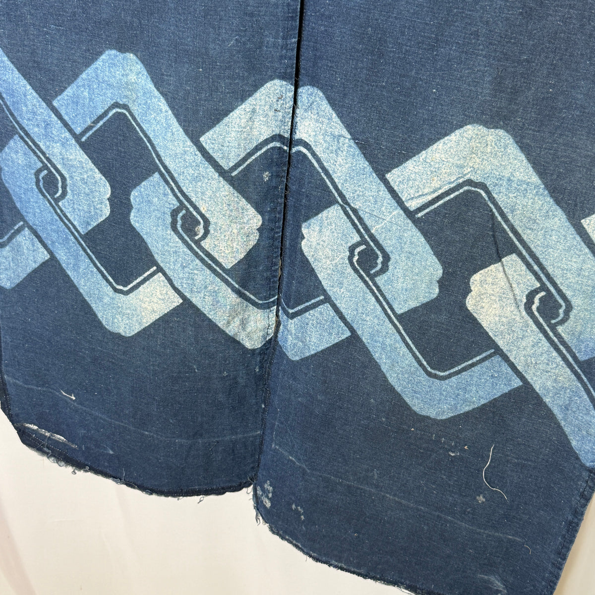 "Blue Links" Indigo Fabric Panels