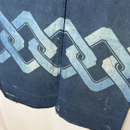 "Blue Links" Indigo Fabric Panels
