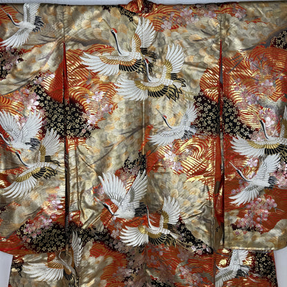 "Cranes Over Waves" Wedding Kimono (Uchikake)