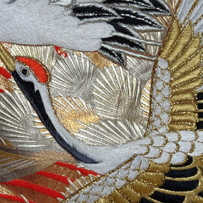 "Cranes Over Waves" Wedding Kimono (Uchikake)