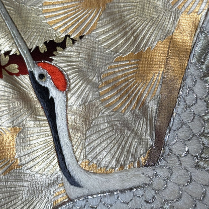 "Cranes Over Waves" Wedding Kimono (Uchikake)