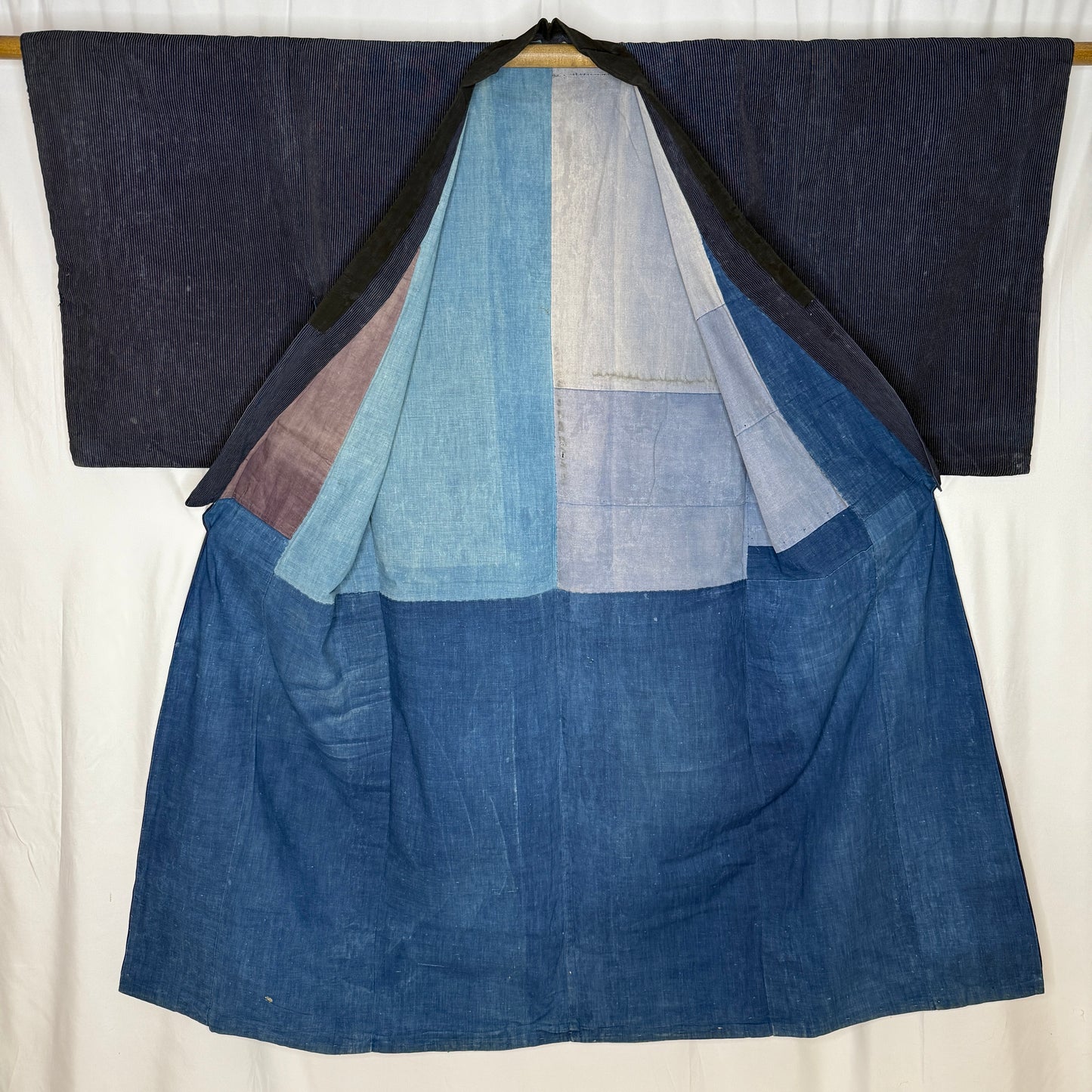 "Pinstripes" Vintage Kimono