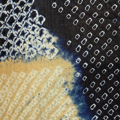 "Shibori Mosaic" Vintage Kimono