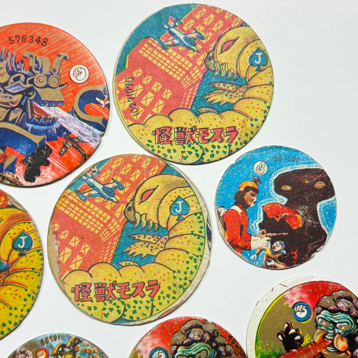 "Sci-Fi Creatures Mix" Menko Card Set