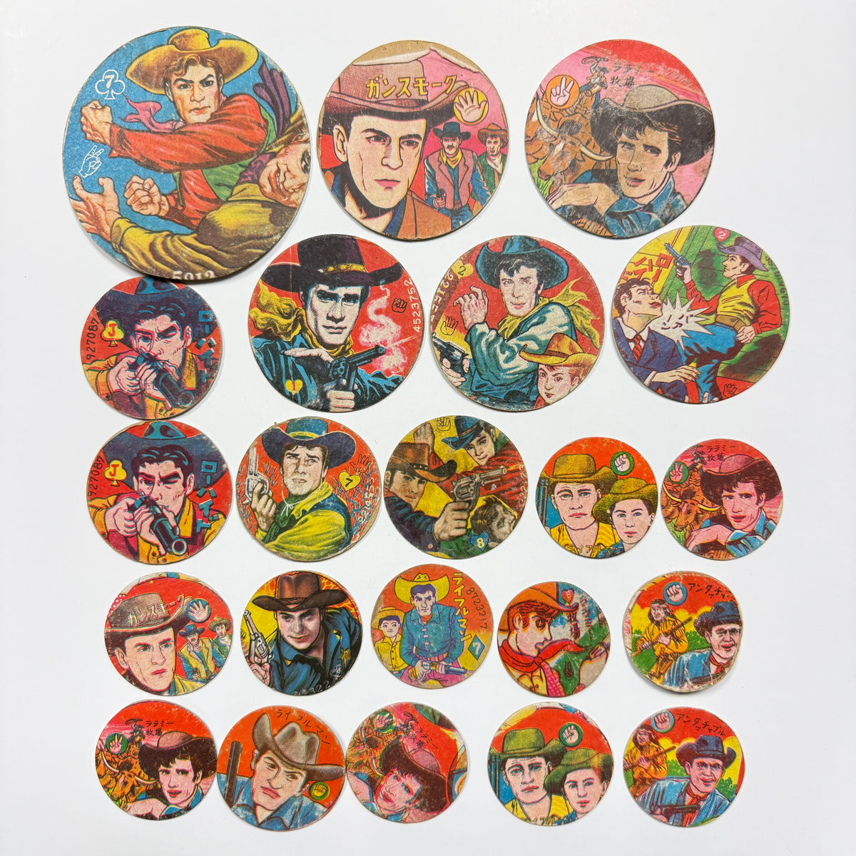 "Western Cowboys Mix" Menko Card Set