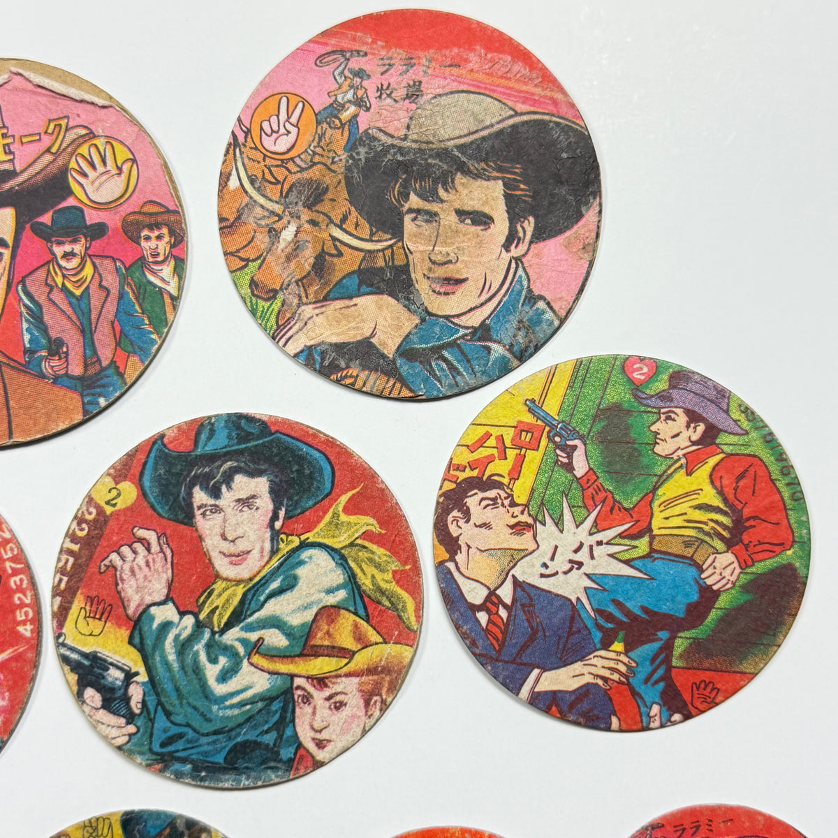 "Western Cowboys Mix" Menko Card Set