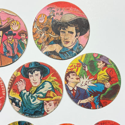 "Western Cowboys Mix" Menko Card Set