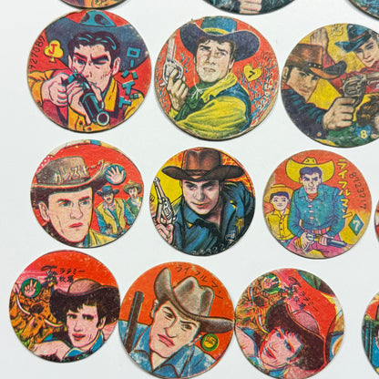"Western Cowboys Mix" Menko Card Set