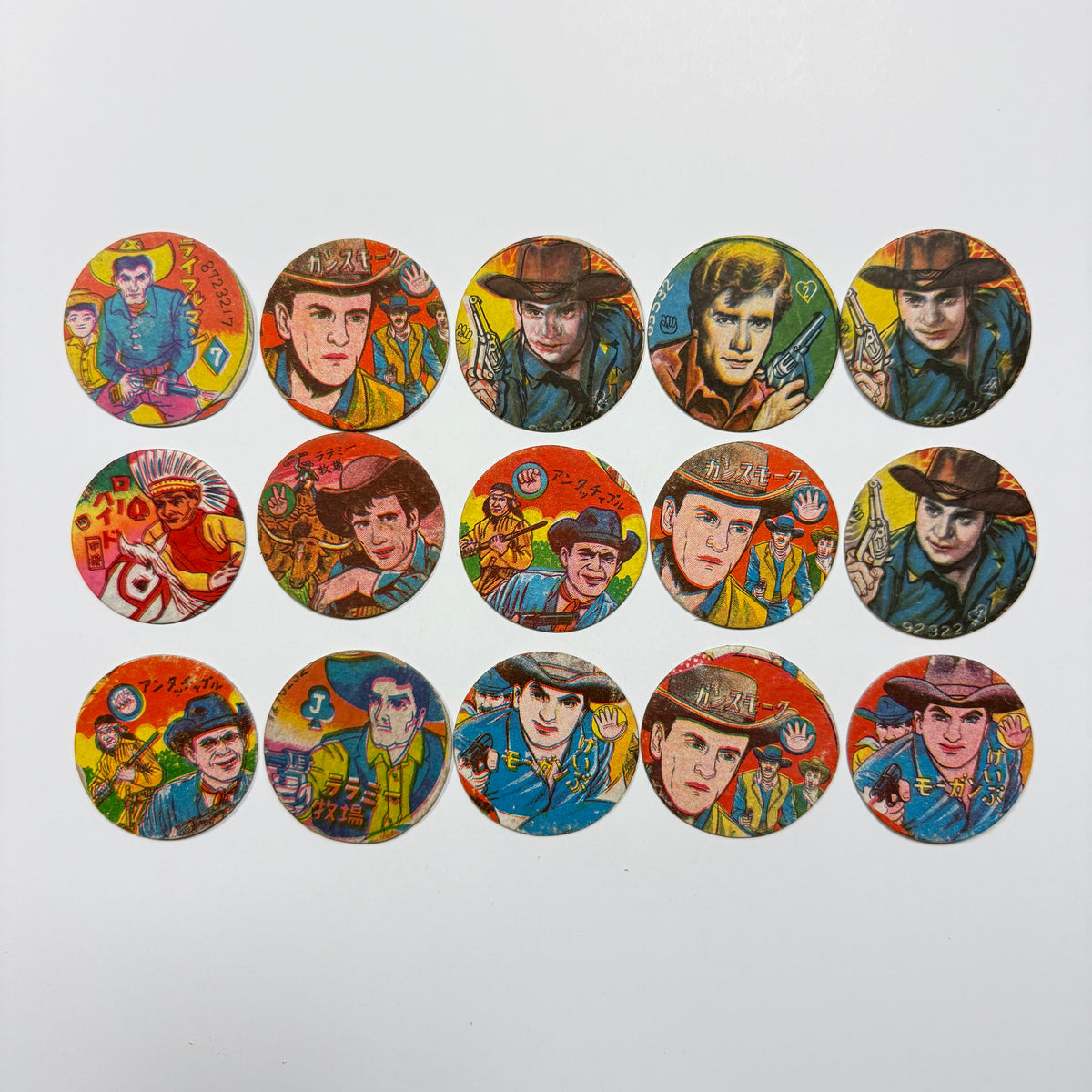 "Western Cowboys Mix" Menko Card Set