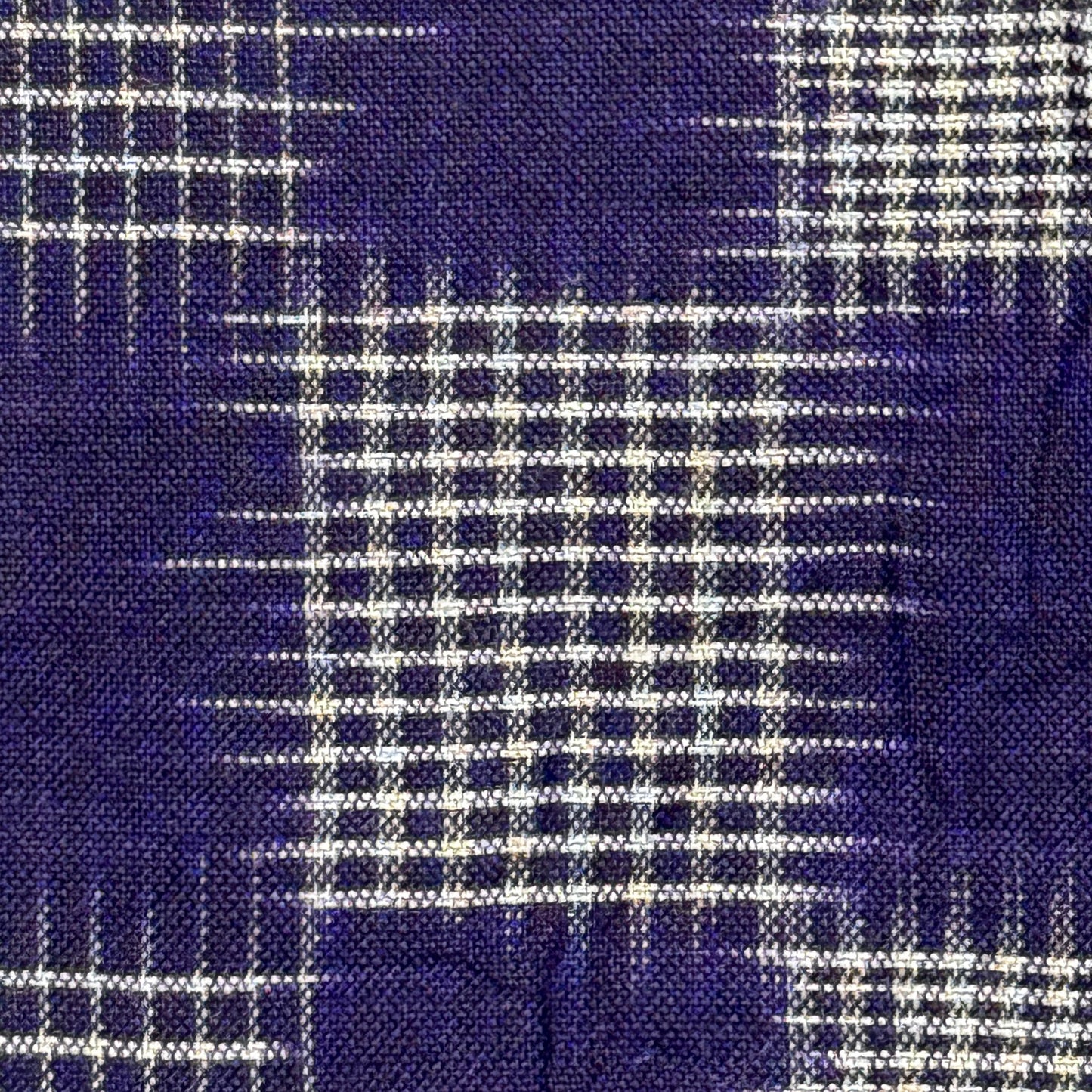 "Ichimatsu Ikat" Vintage Woman's Kimono