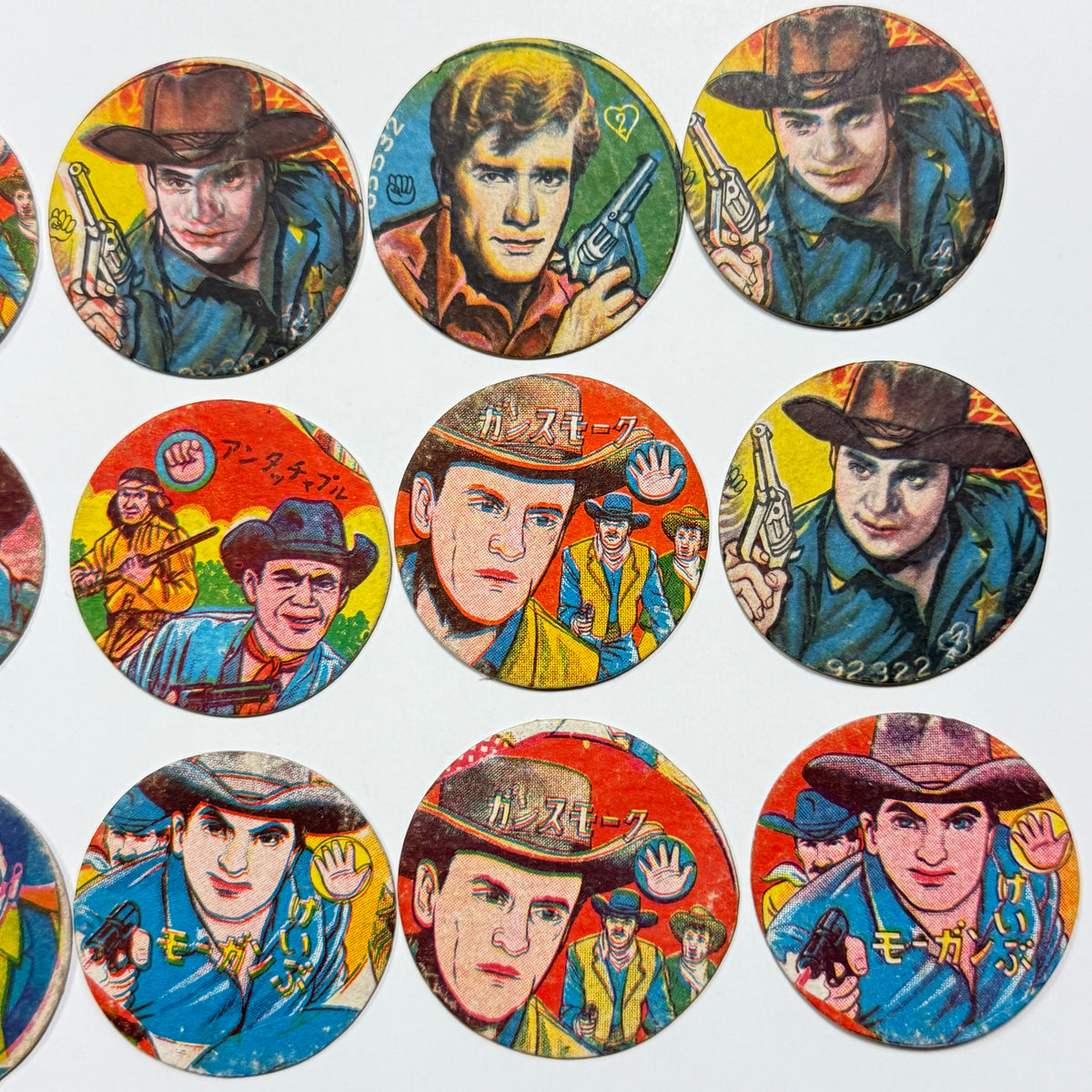 "Western Cowboys Mix" Menko Card Set