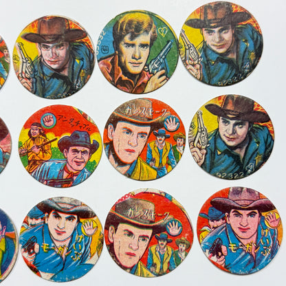 "Western Cowboys Mix" Menko Card Set