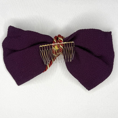 "Hair Stick Bow" Vintage Kanzashi Comb