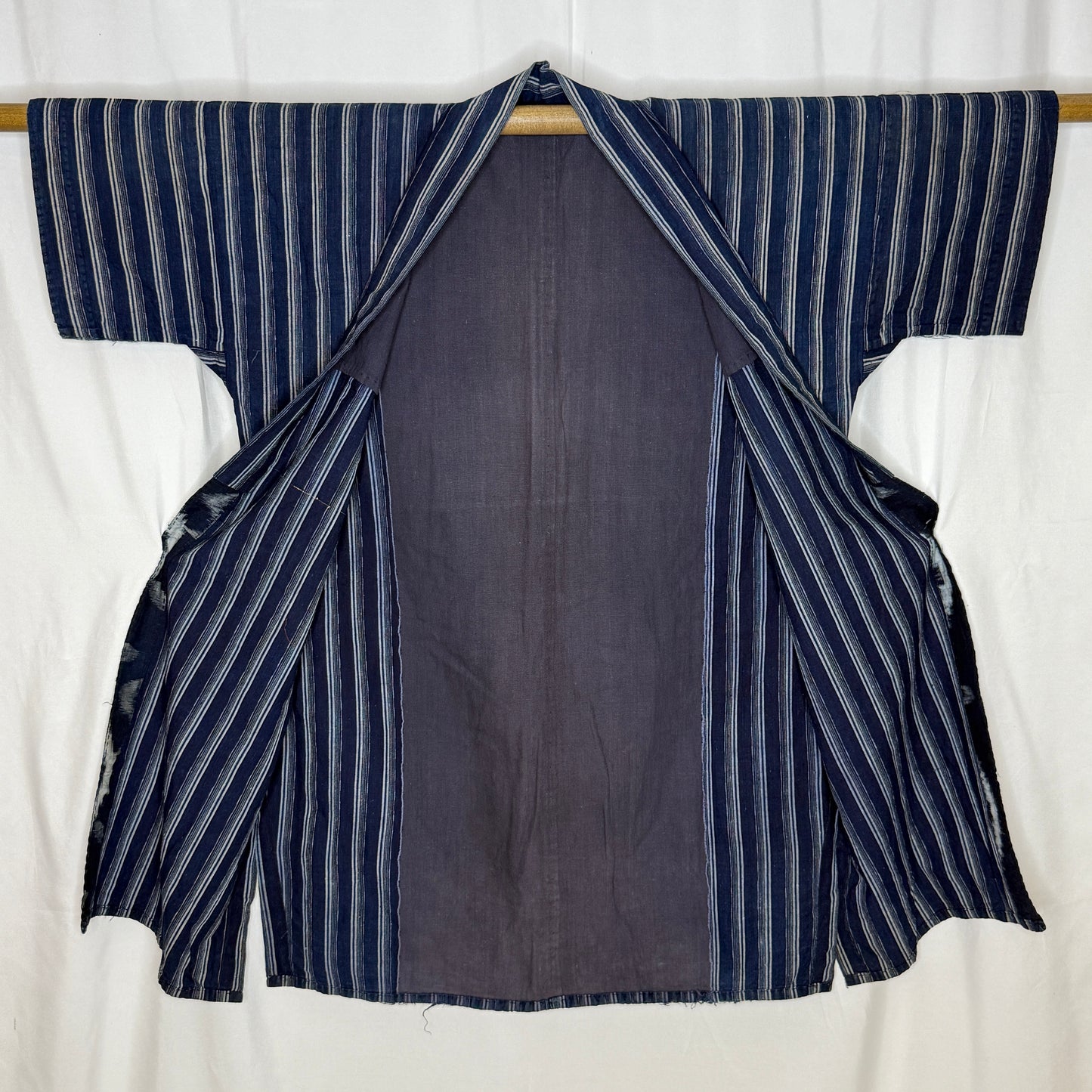 "Blue Bands" Vintage Child's Kimono