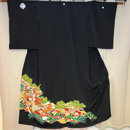 "Flowing Curtain" Untailored Kimono