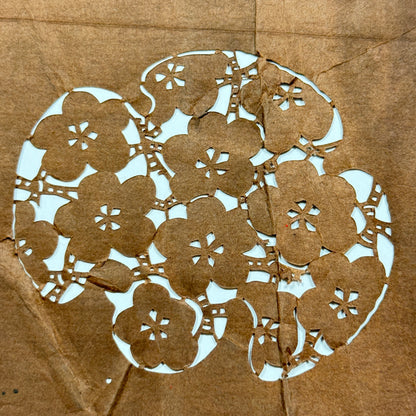 "Plum Perfect" Vintage Katagami Stencil