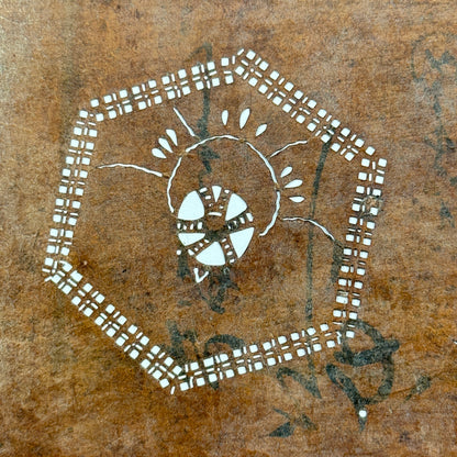 "Hex Appeal" Vintage Katagami Stencil