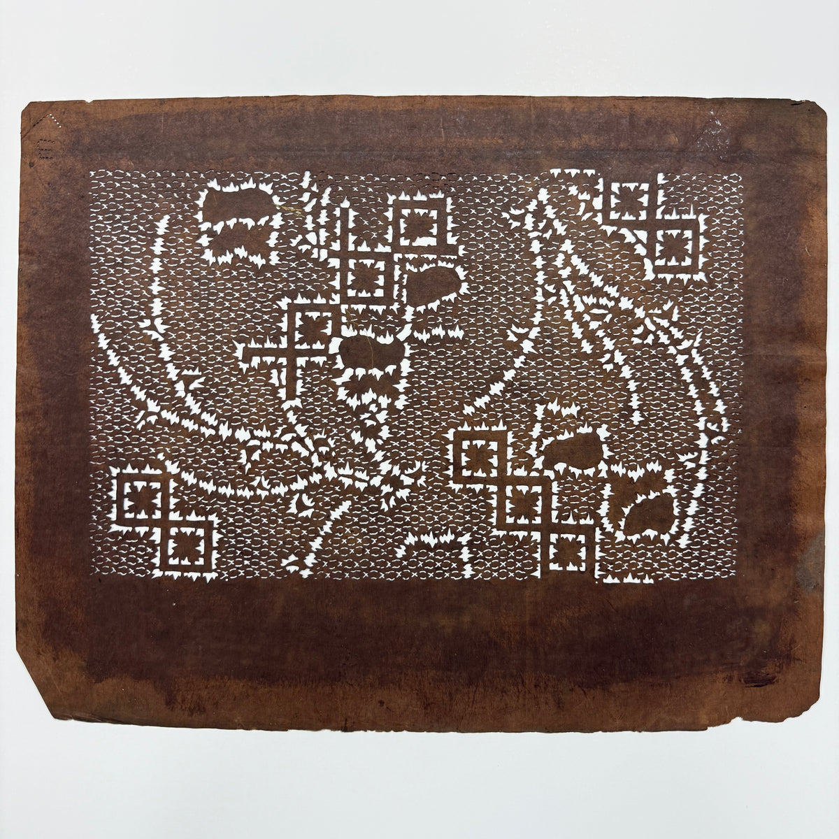 "Retro Rhythm" Vintage Katagami Stencil