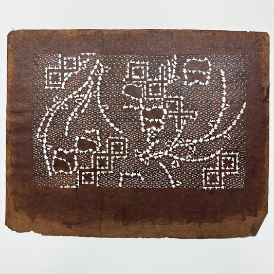 "Retro Rhythm" Vintage Katagami Stencil