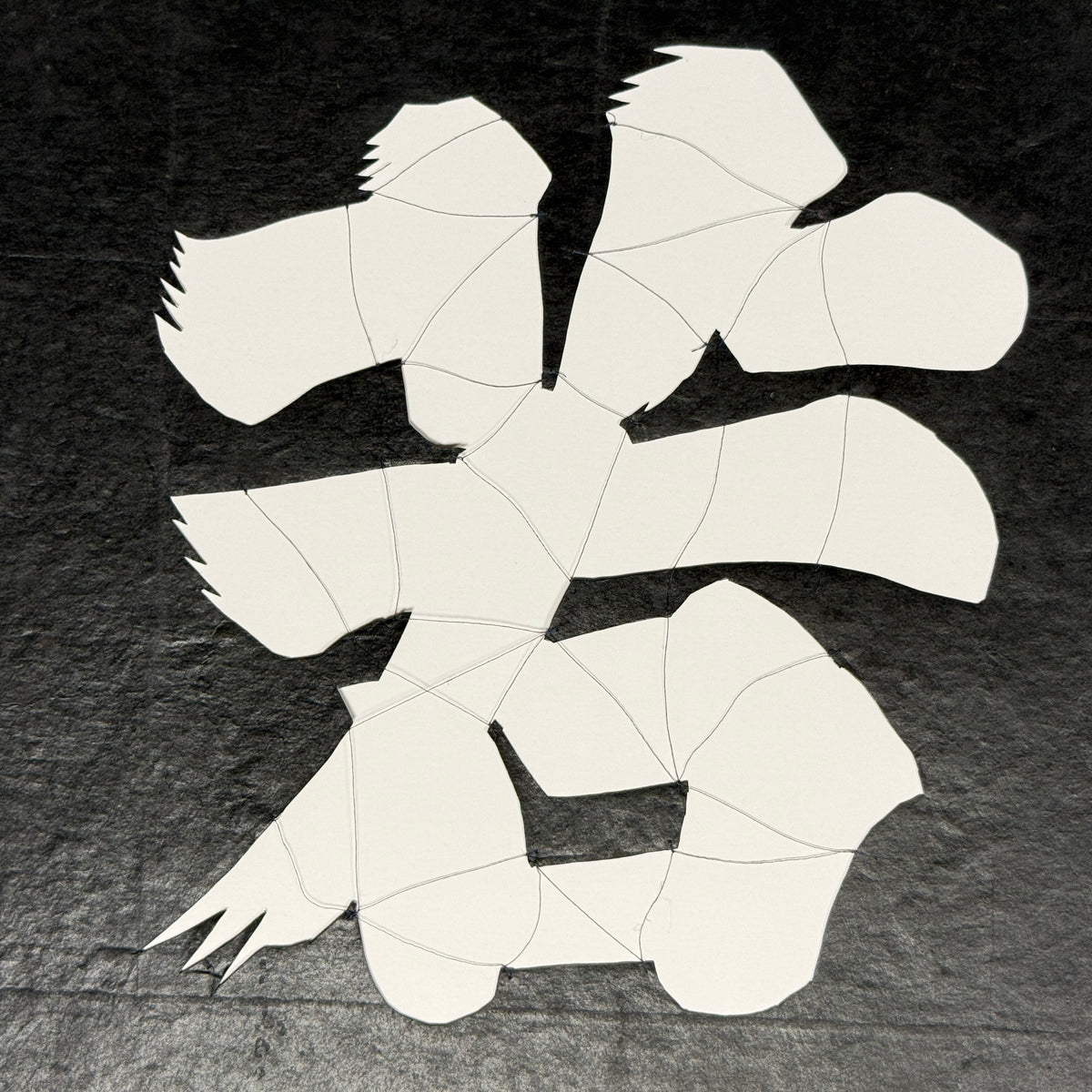 "Big Youth" Vintage Katagami Stencil