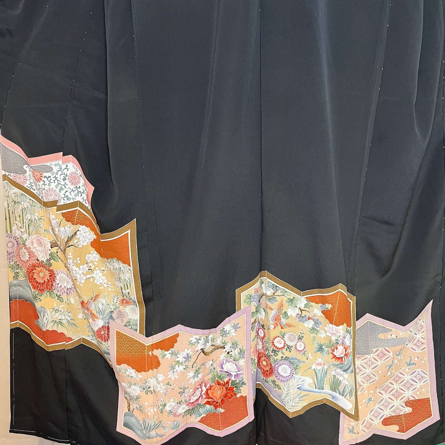 "Byobu Screens" Untailored Kimono