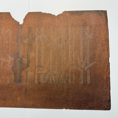 "Bamboo Beat" Vintage Katagami Stencil