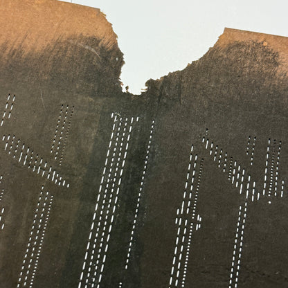 "Bamboo Beat" Vintage Katagami Stencil