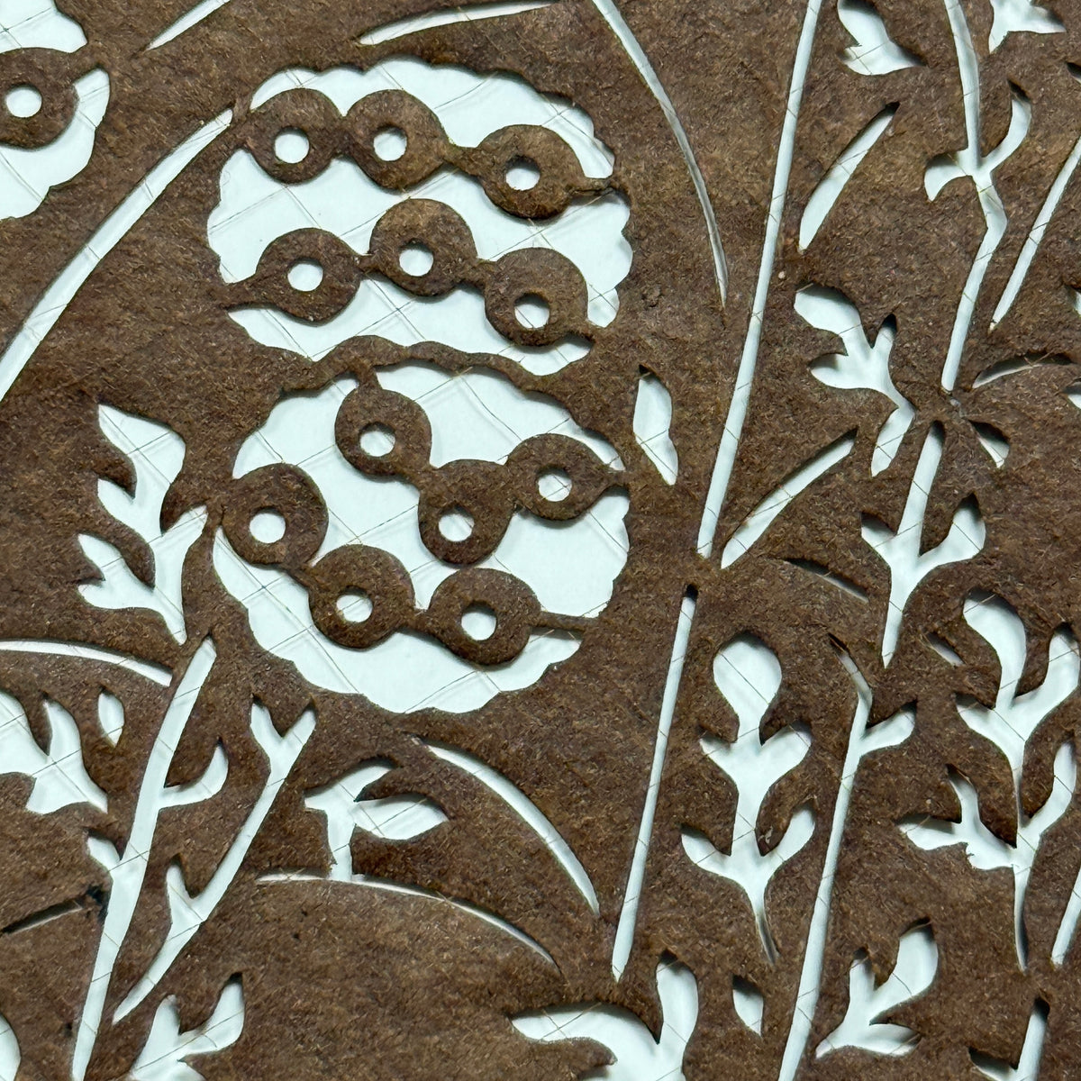 "Wildflower Waltz" Vintage Katagami Stencil