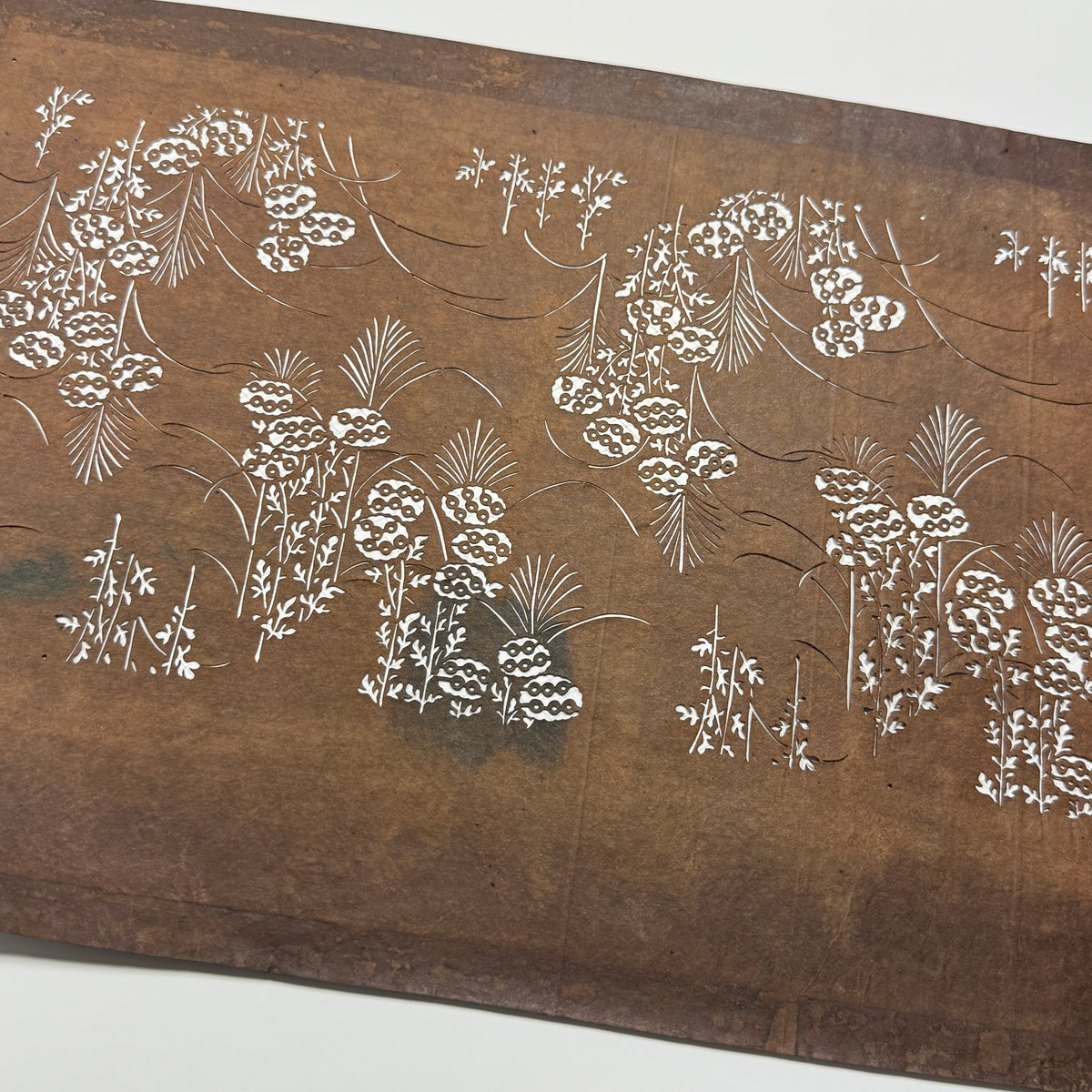 "Wildflower Waltz" Vintage Katagami Stencil