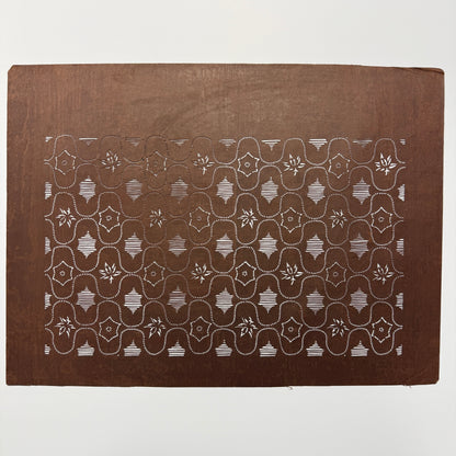 "Netted Charm" Vintage Katagami Stencil