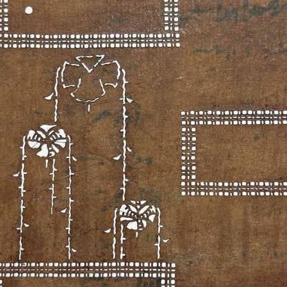 "Garden Frames" Vintage Katagami Stencil