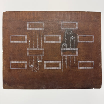 "Garden Frames" Vintage Katagami Stencil