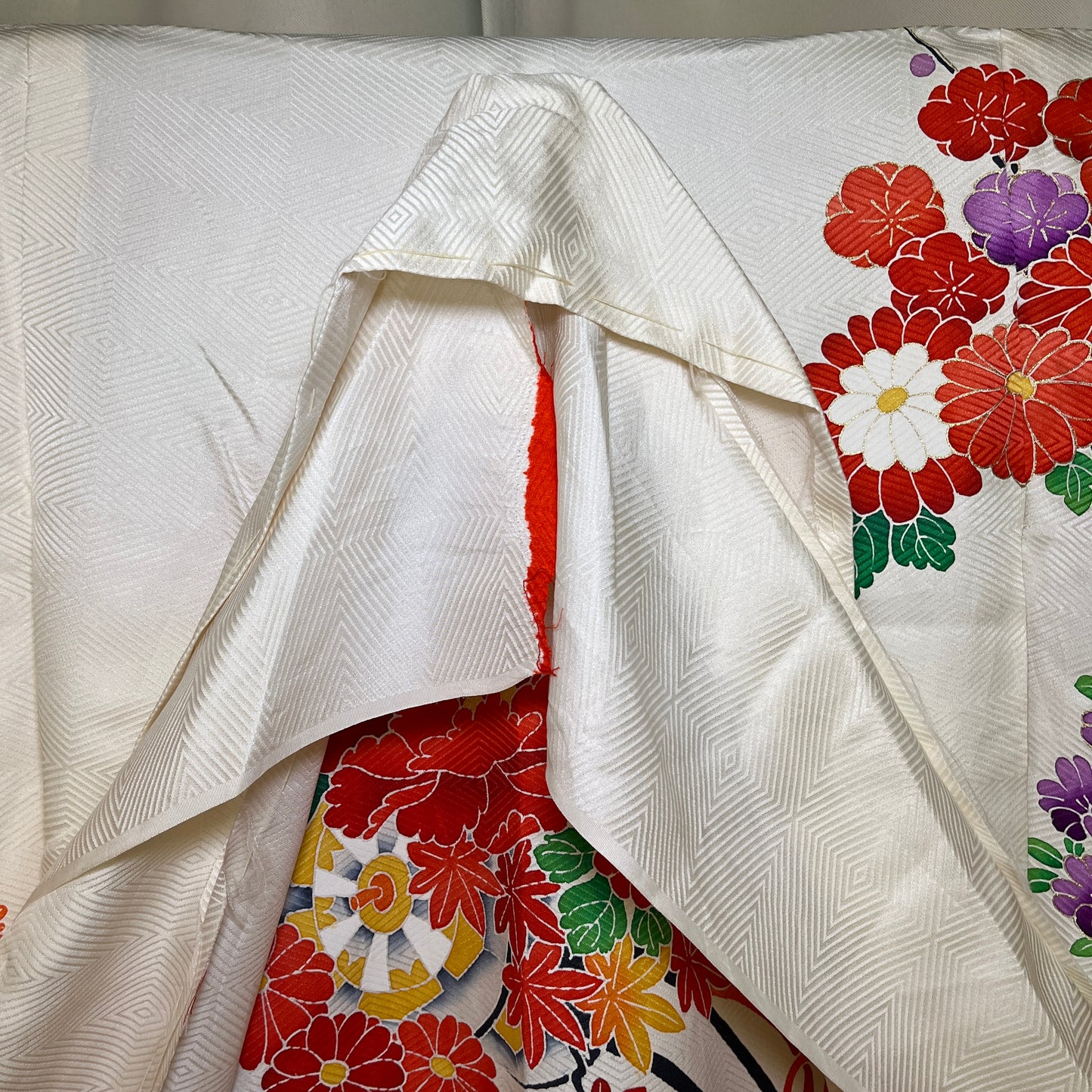 "Hanaguruma" Untailored Kimono