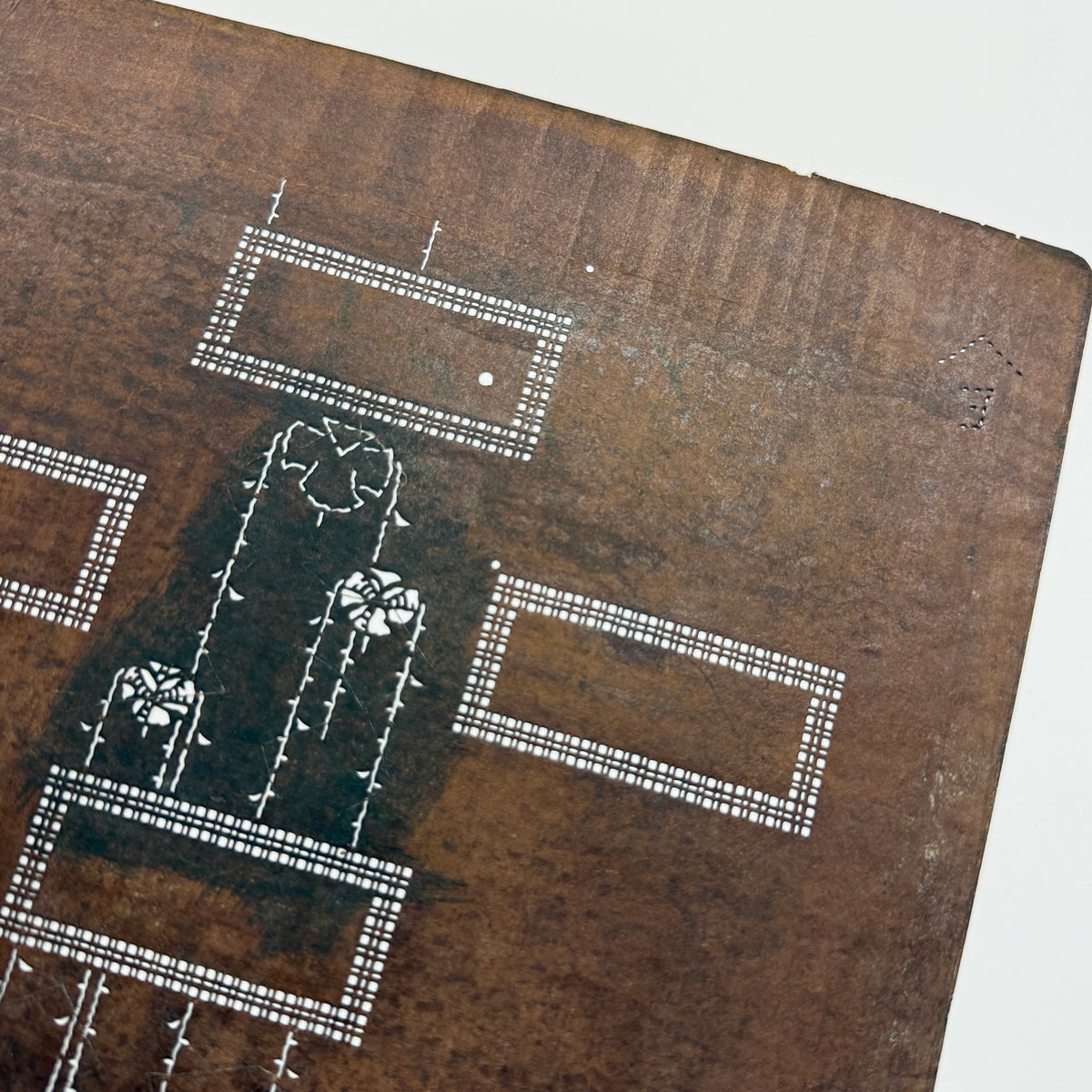 "Garden Frames" Vintage Katagami Stencil