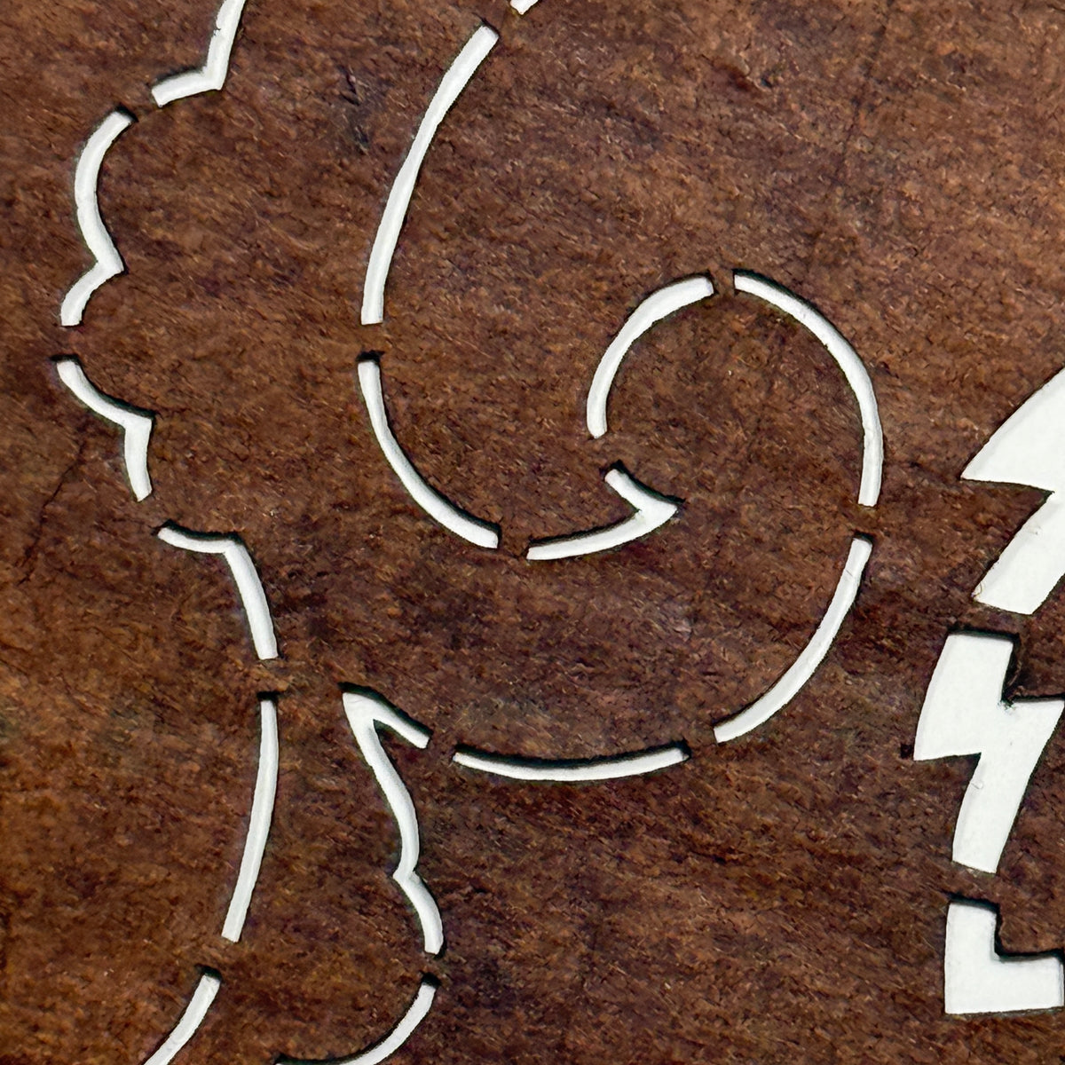 "Kiri Curl" Vintage Katagami Stencil