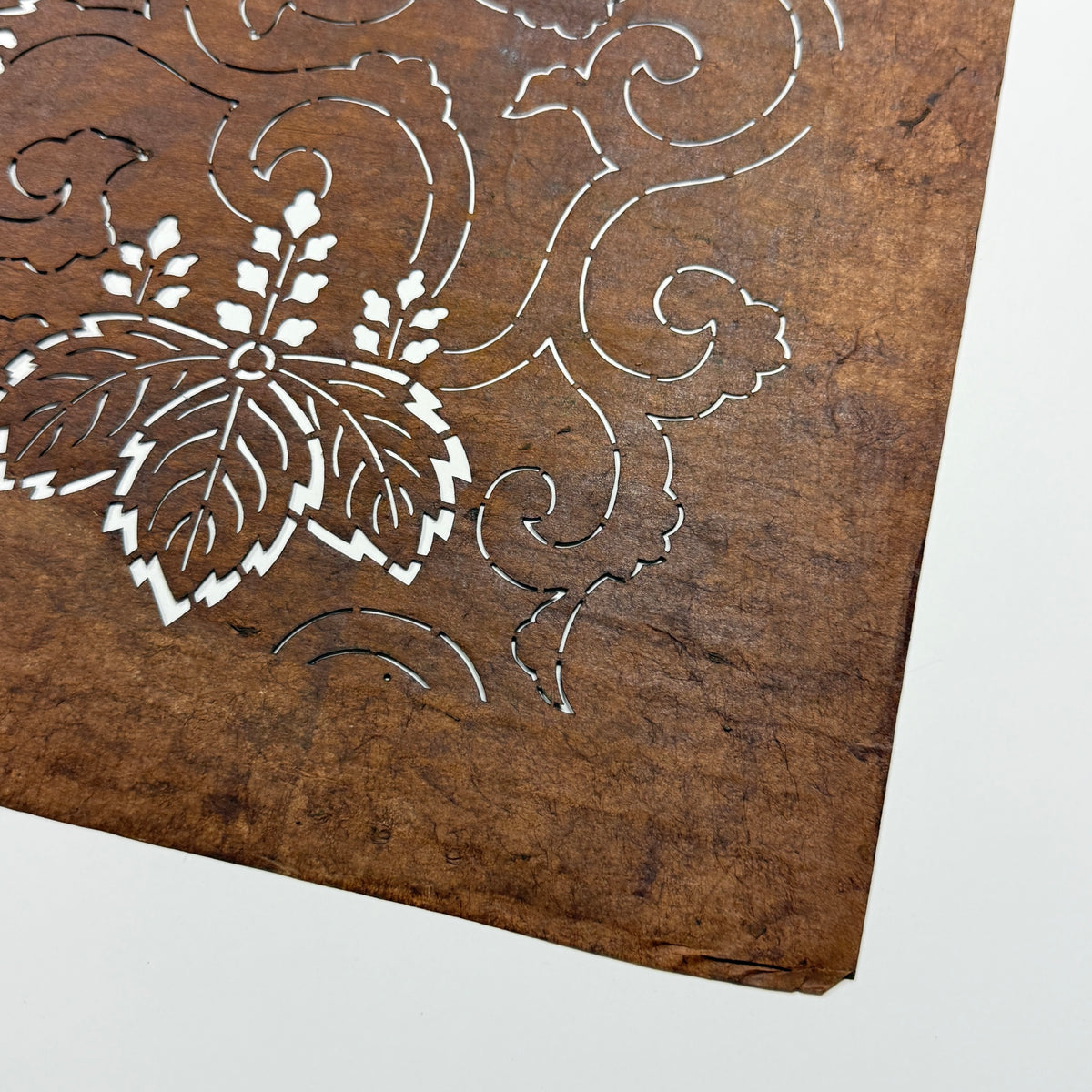 "Kiri Curl" Vintage Katagami Stencil