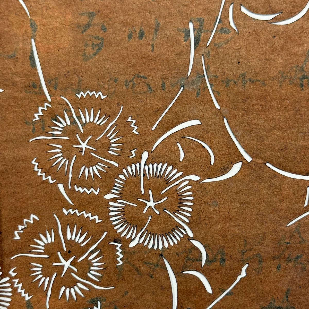 "Summer Serenade" Vintage Katagami Stencil