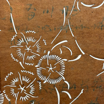"Summer Serenade" Vintage Katagami Stencil