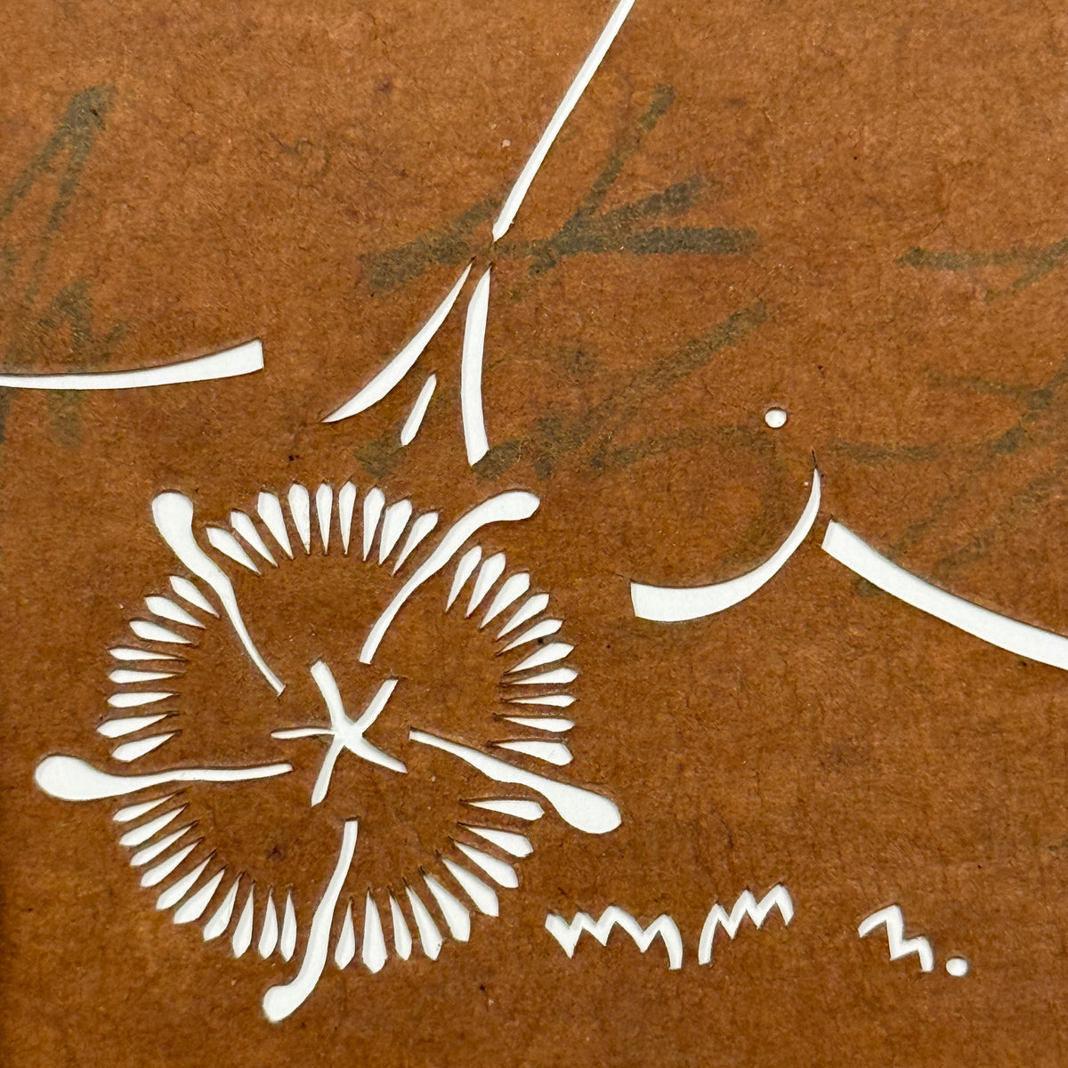 "Summer Serenade" Vintage Katagami Stencil