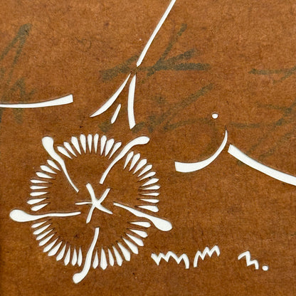 "Summer Serenade" Vintage Katagami Stencil