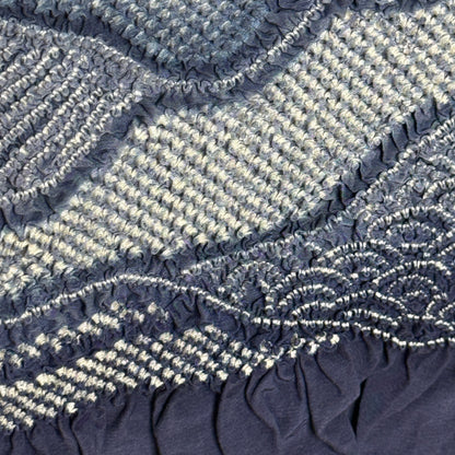 "Shades of Indigo" Vintage Heko Obi