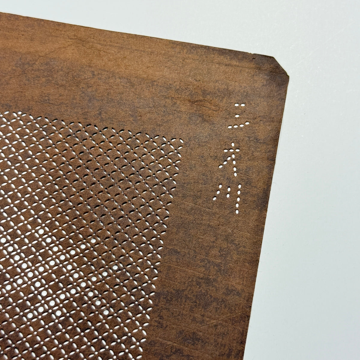 "Secret Geometry" Vintage Katagami Stencil