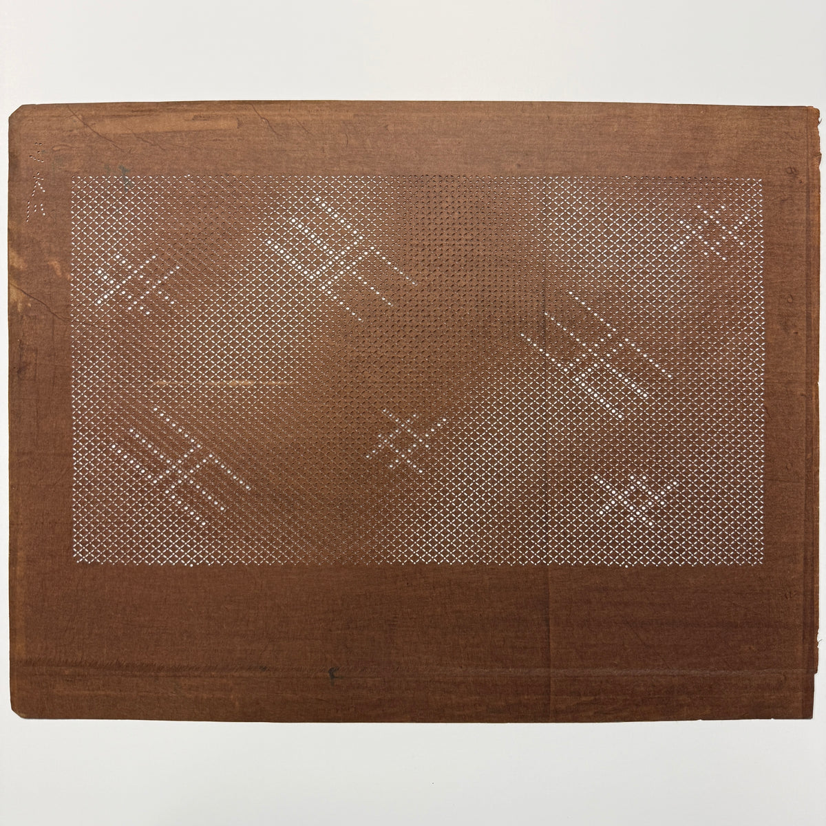 "Secret Geometry" Vintage Katagami Stencil