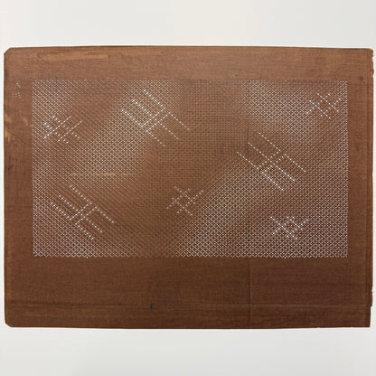 "Secret Geometry" Vintage Katagami Stencil