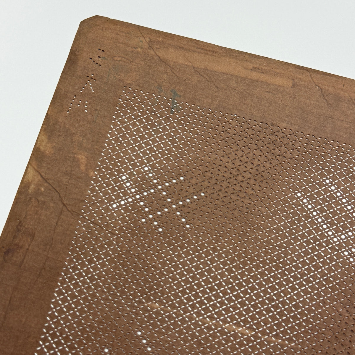 "Secret Geometry" Vintage Katagami Stencil