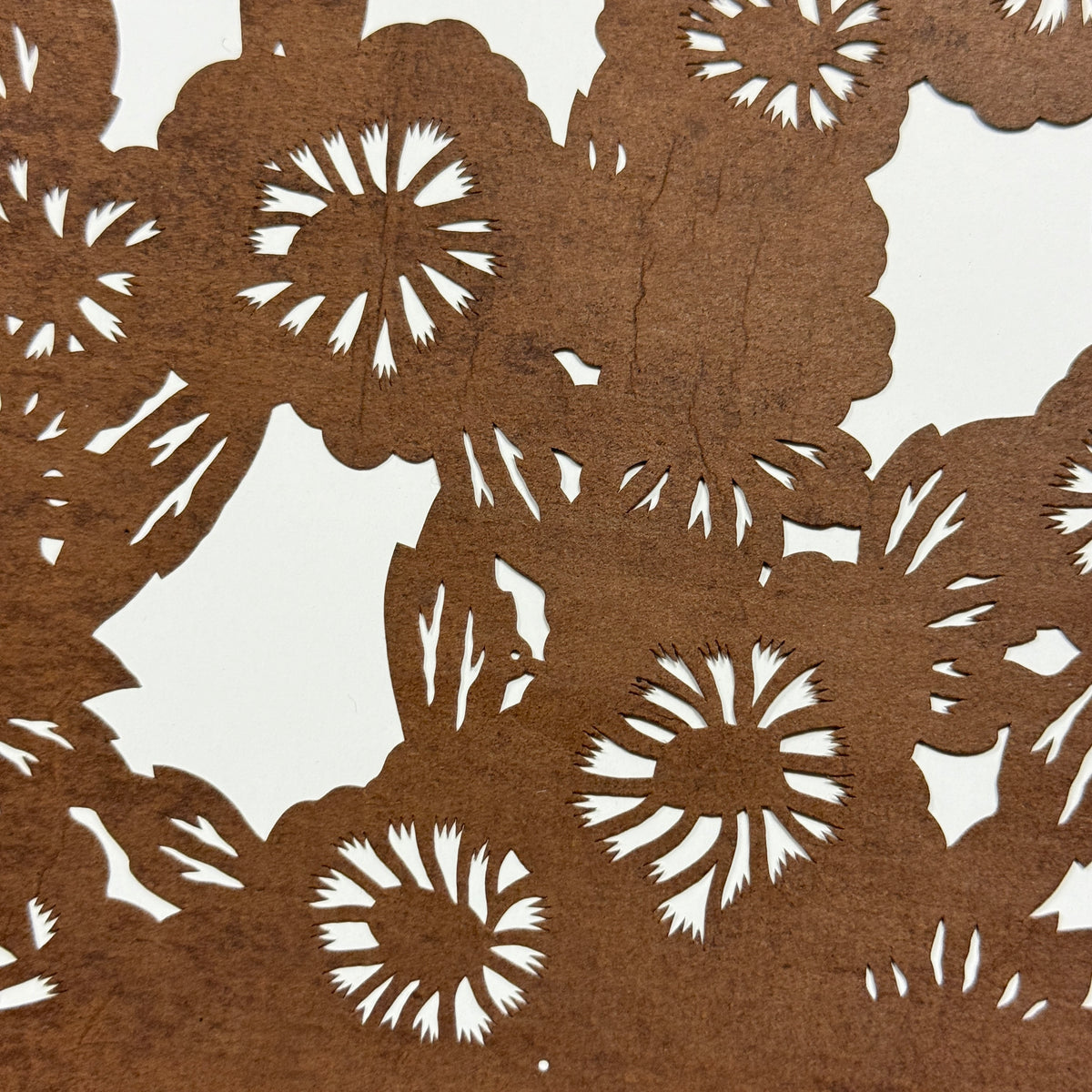 "Heavenly Blooms" Vintage Katagami Stencil